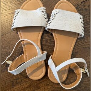 Light grey sandals